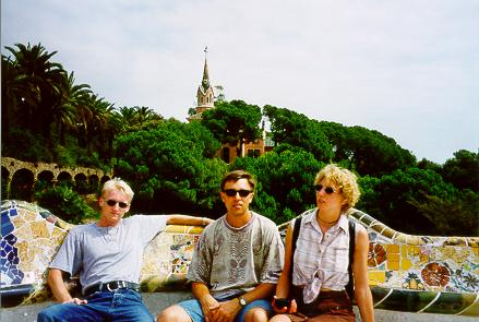 Park Güell: Blick auf Barca