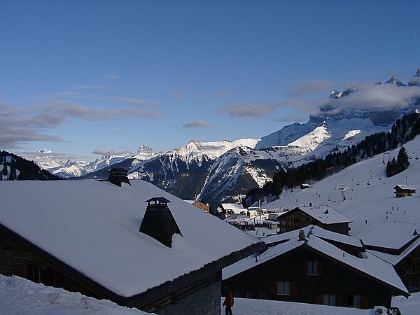 Blick von der Htte auf TK Crosets I und TS Crosets II
