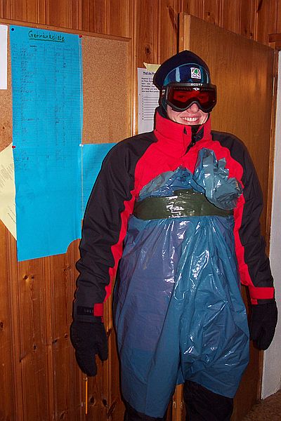 Martin ist schon auf seinen Wettkampf vorbereitet.