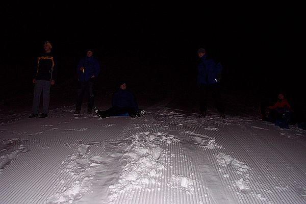 Gerald und Martin warten auf den Start.