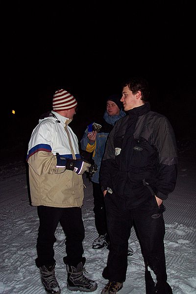 Die Jury bert sich: Christoph, Klaus und Gavino.