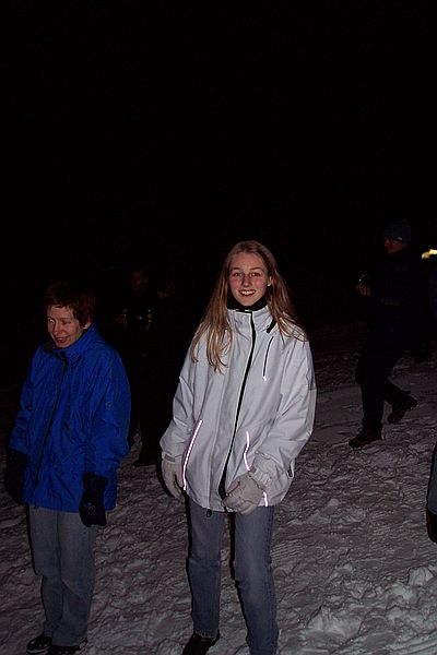 Fankurve: Sophia und Ute