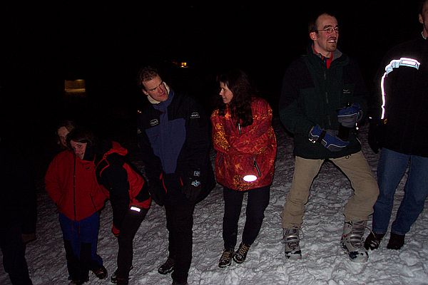 Fankurve: Stefan, Natascha, Heiner, Ira, Christian, Jrn