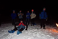 Martin ist startklar f�r den n�chsten Durchgang. Im Hintergrund steht die Jury: Olli, Klaus, Dirk, Holger, ?