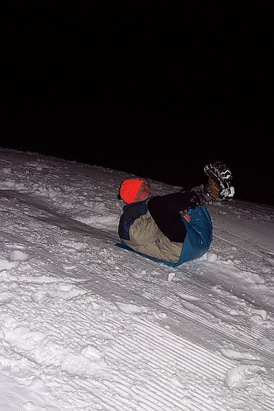 Auch Holger versucht sich.