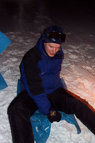 Gerald probiert noch mal eine Tte.