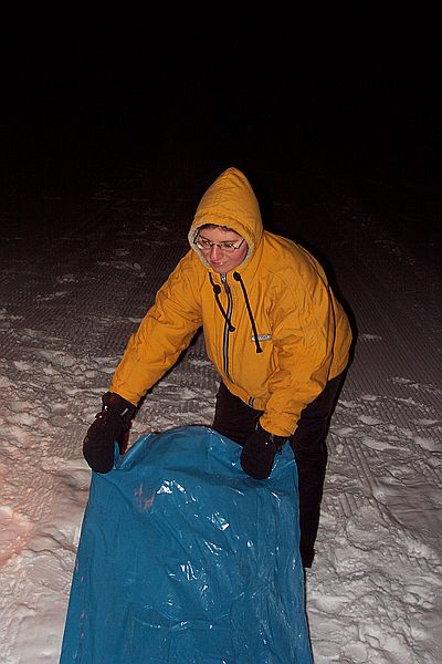 Antte vor dem Start.