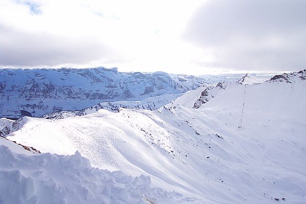 Blick vom Pointe des Mosettes, 2277m.