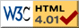 Nearly all pages are HTML 4.01 compatible